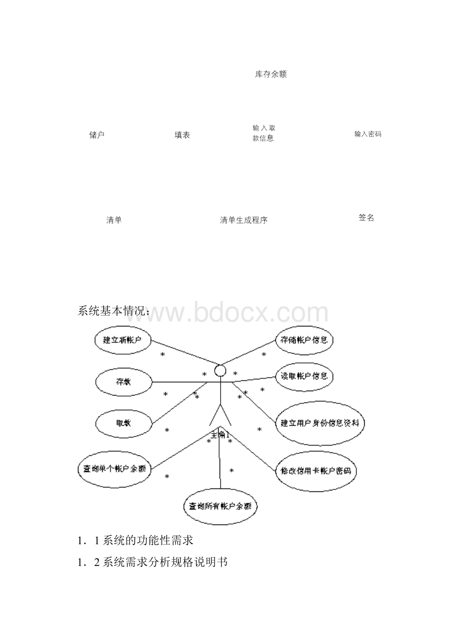 银行储蓄管理系统需求分析.docx_第2页