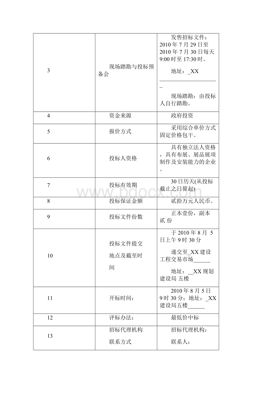 某市博物馆布展工程招标文件.docx_第2页