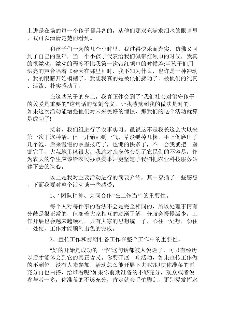 三下乡社会实践报告范文3篇精选.docx_第2页