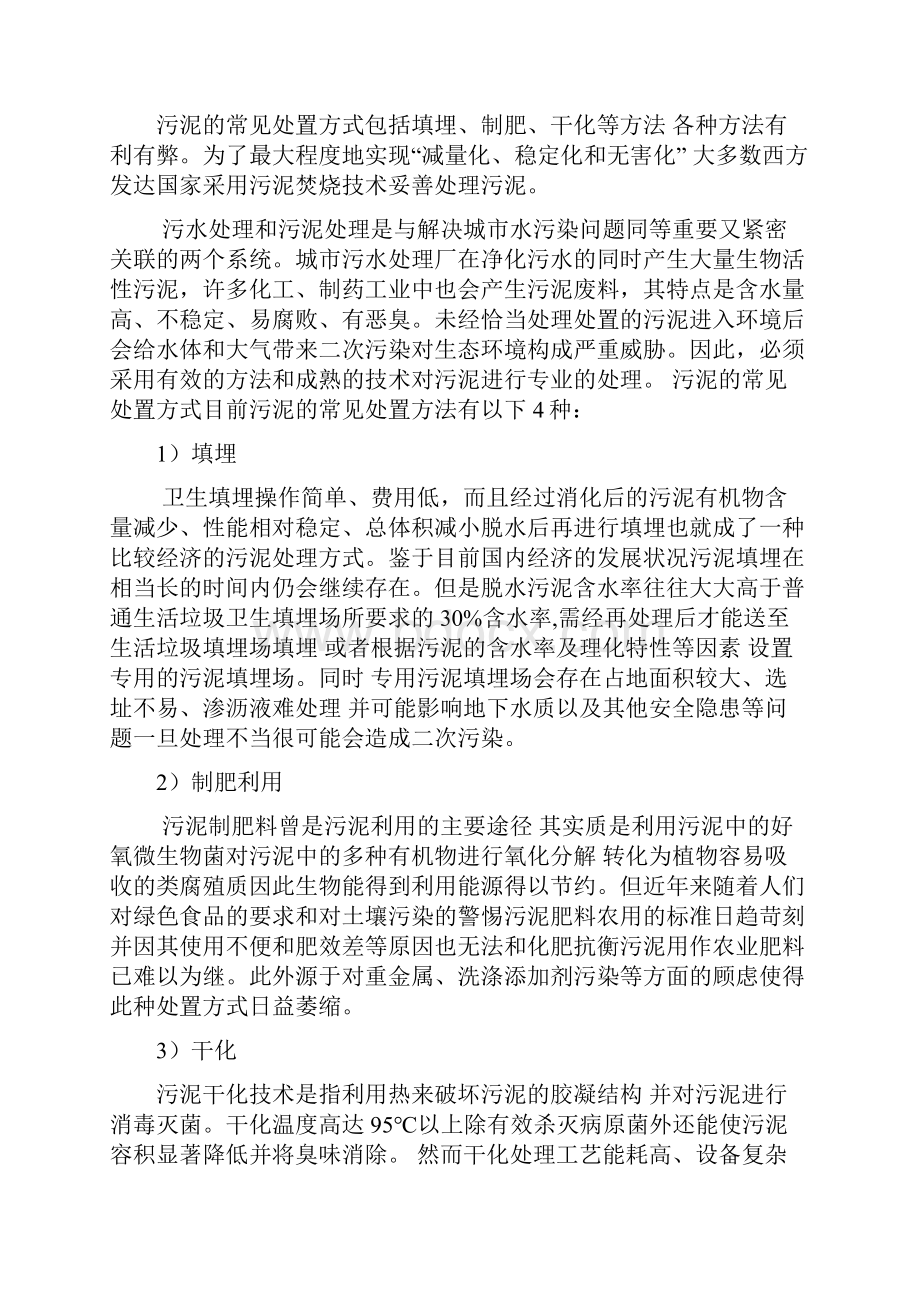 污泥干化焚烧建议书教学文稿.docx_第3页