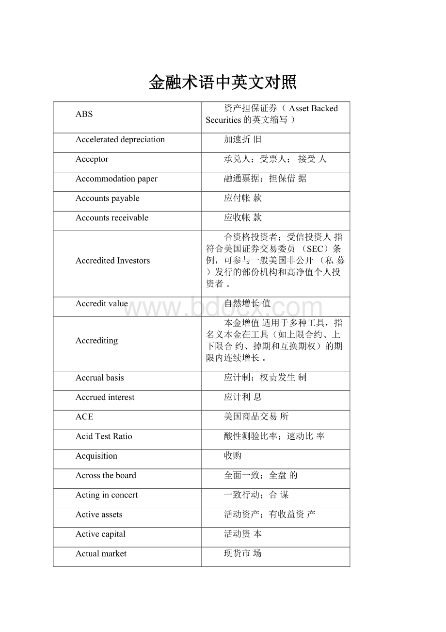 金融术语中英文对照.docx_第1页