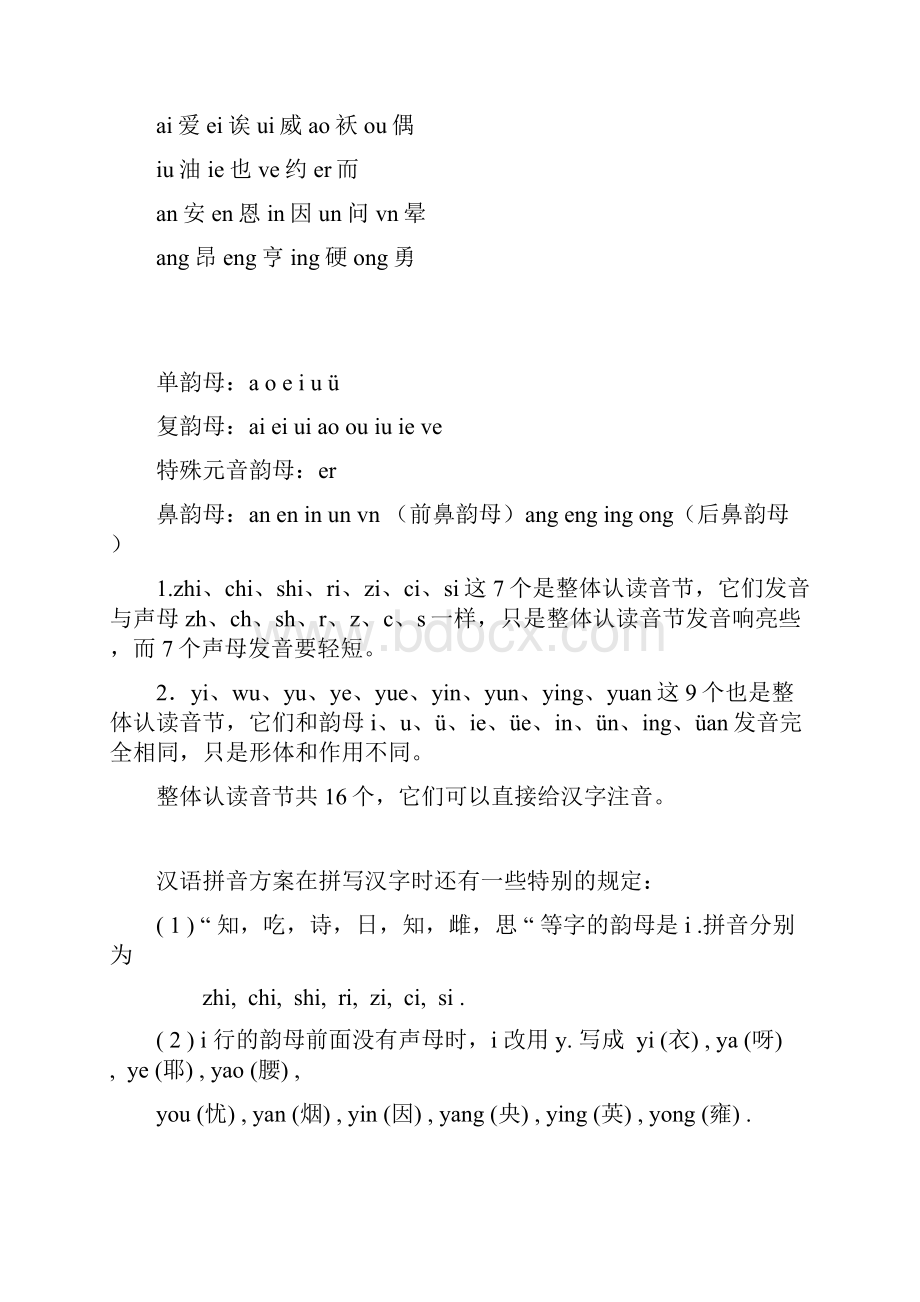 汉语拼音声母表韵母表整体认读音节表.docx_第2页