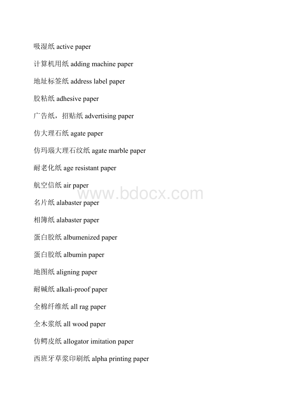 全球纸张术语中英文对照表.docx_第3页