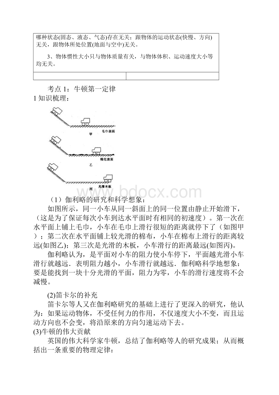 牛顿第一定律和惯性的应用.docx_第2页