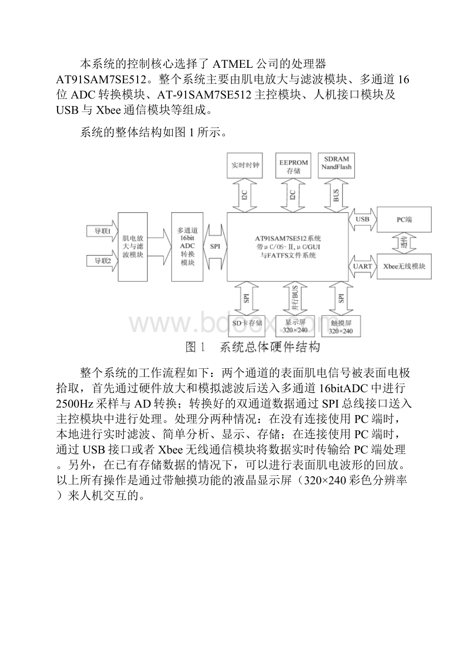 计算机发展论文计算机的发展论文关于表面肌电信号采集仪软件与硬件的设计.docx_第2页