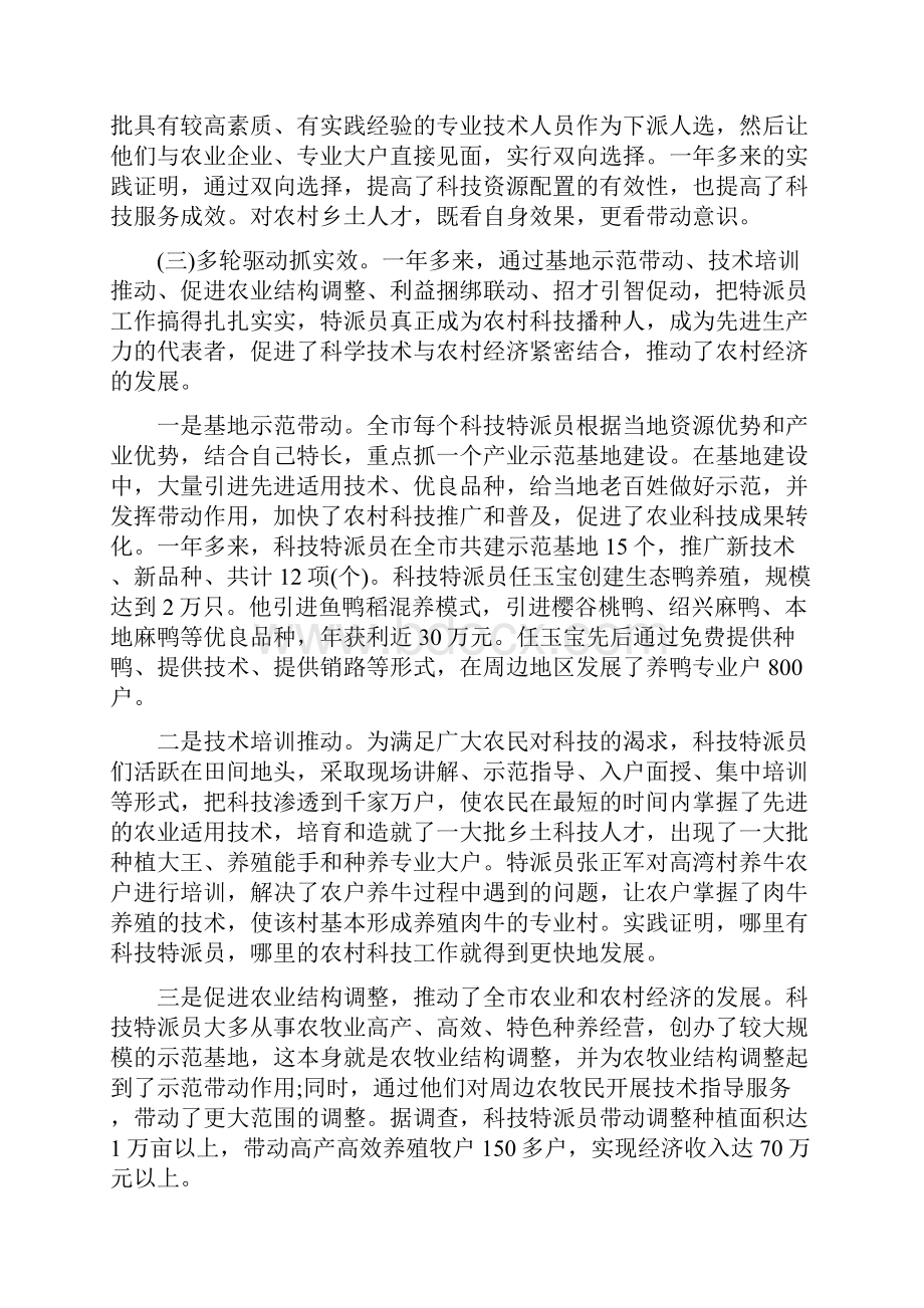 科技特派员年终工作总结与科教系统社会治安综合治理工作总结汇编doc.docx_第2页