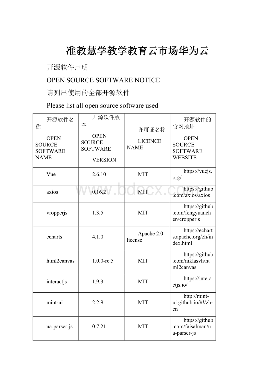 准教慧学教学教育云市场华为云.docx