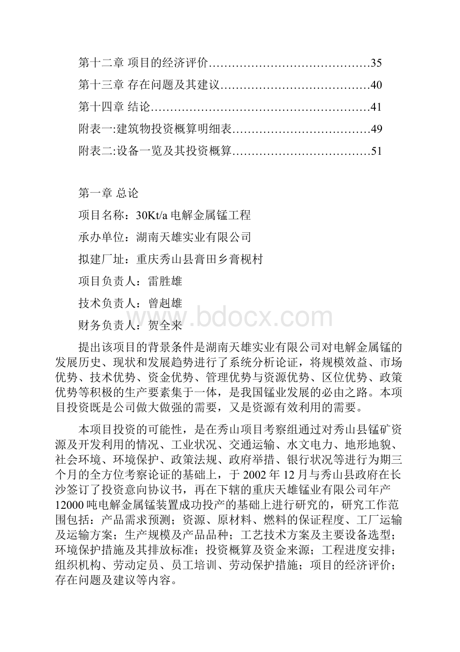 电解金属锰工程可行性研究报告.docx_第2页