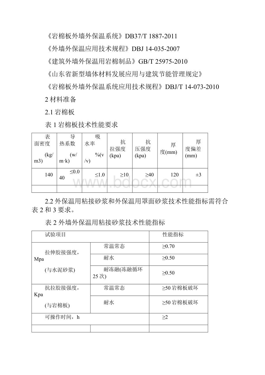 外墙保温岩棉施工技术方案.docx_第2页