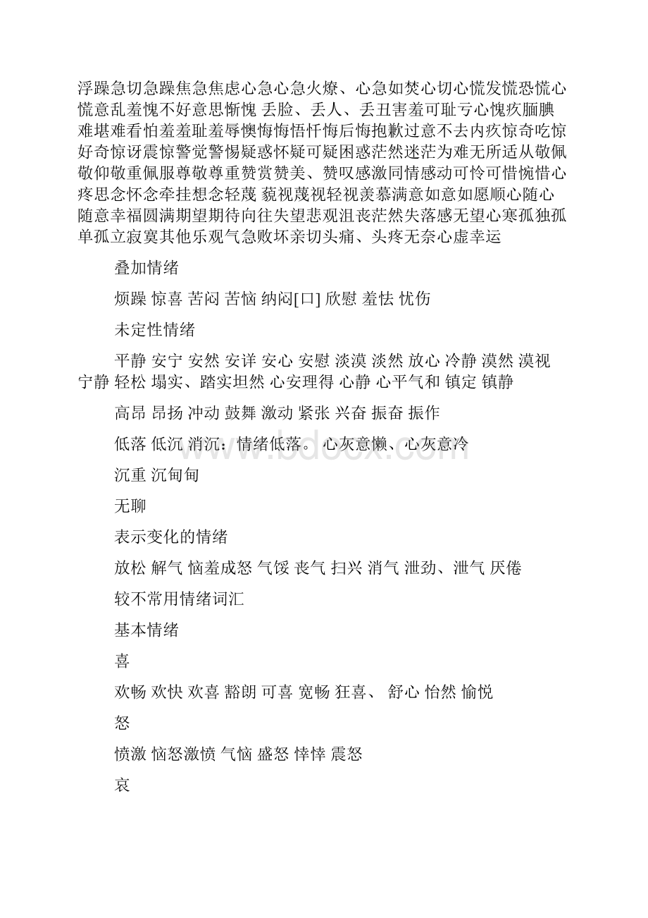 表达内心很痛苦的词语.docx_第2页