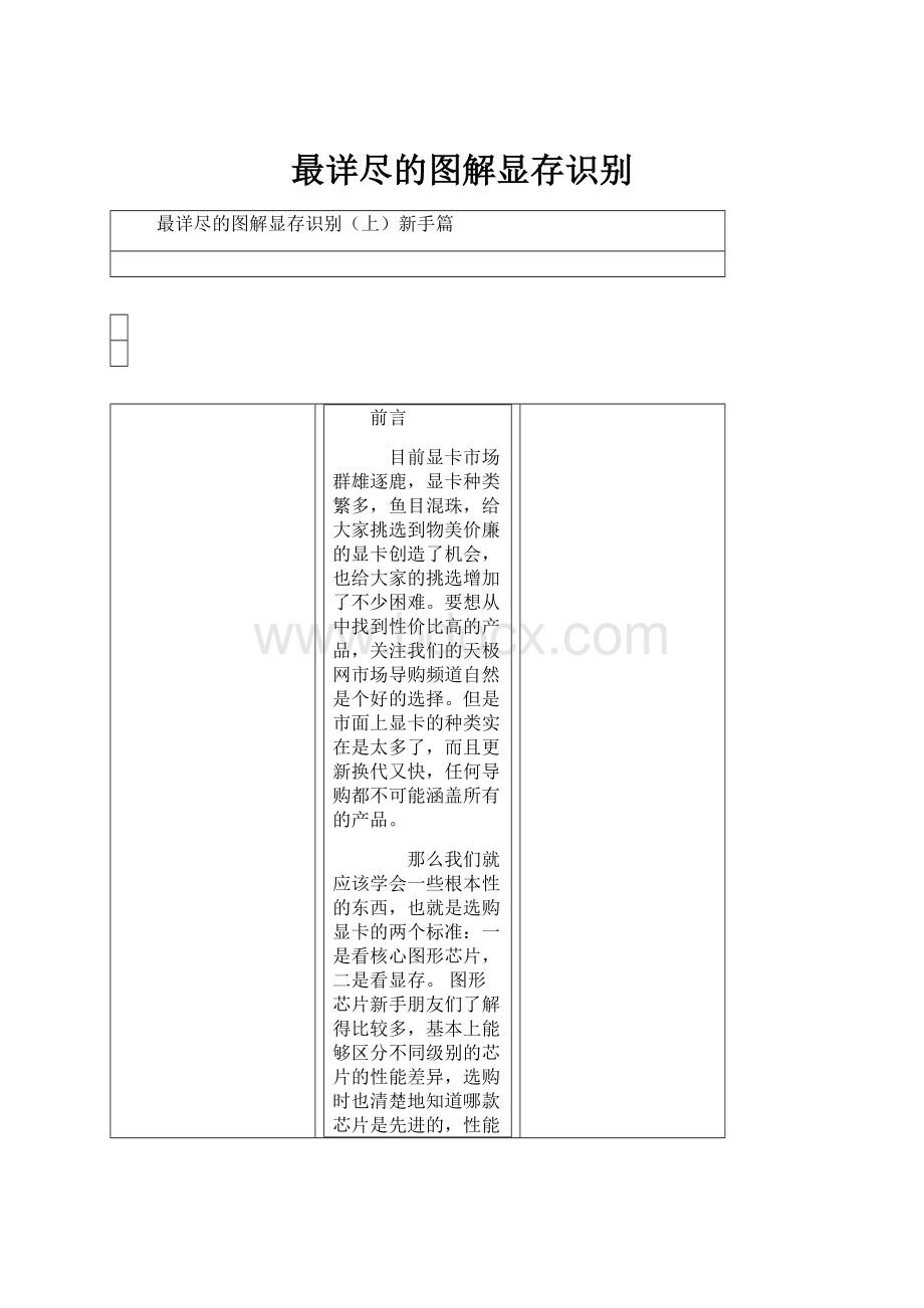 最详尽的图解显存识别.docx_第1页