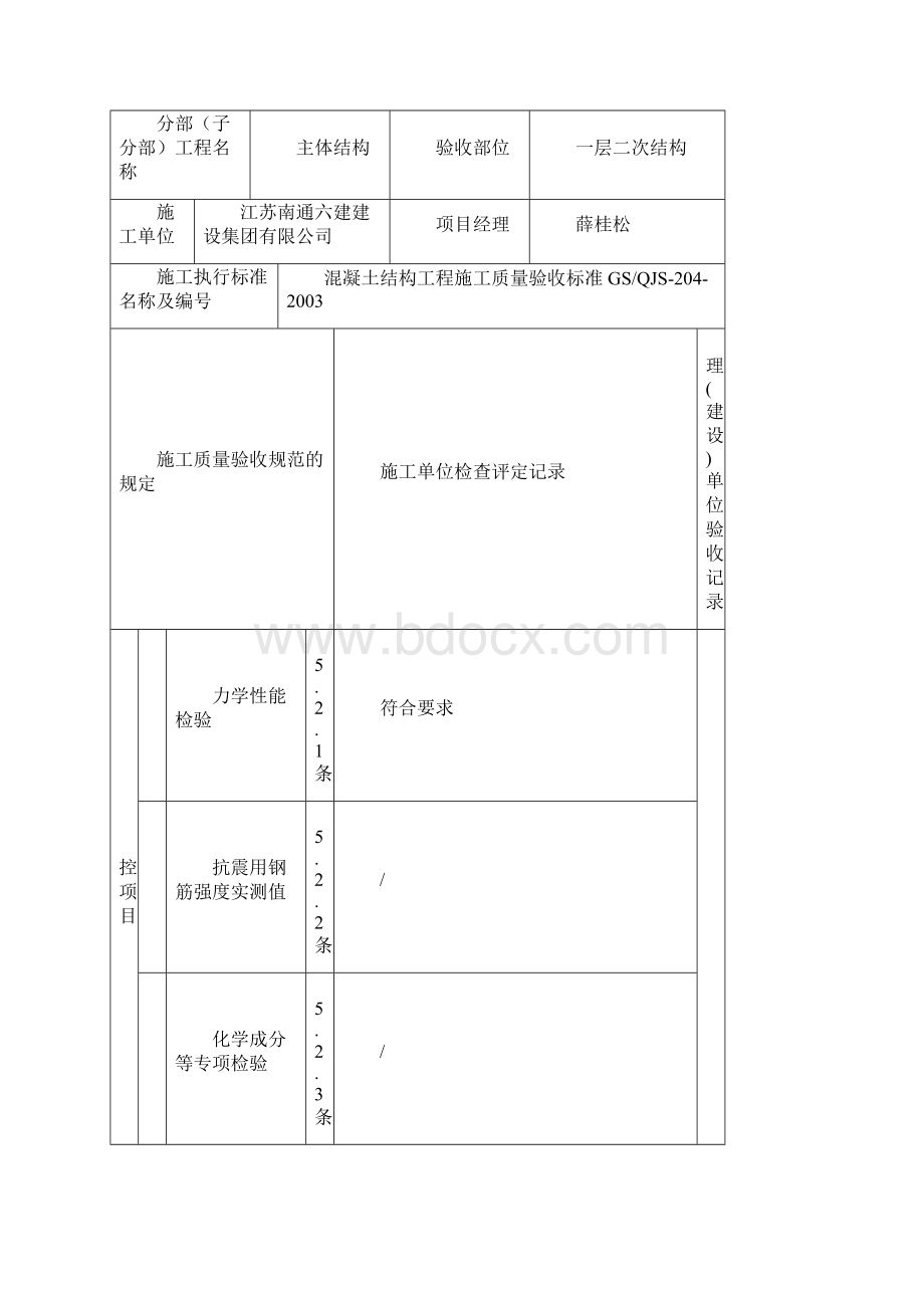 最新二次结构质量验收检验批.docx_第2页