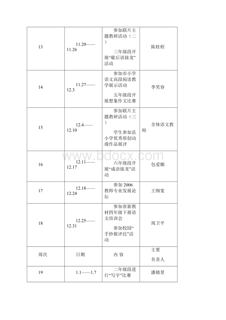 下半年语文教研工作行事历.docx_第3页