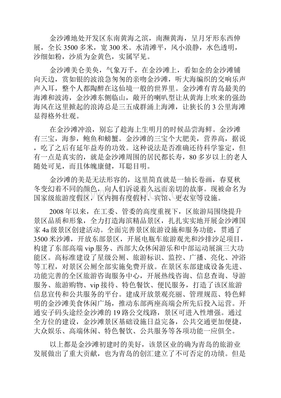 沙滩景区考察报告.docx_第3页