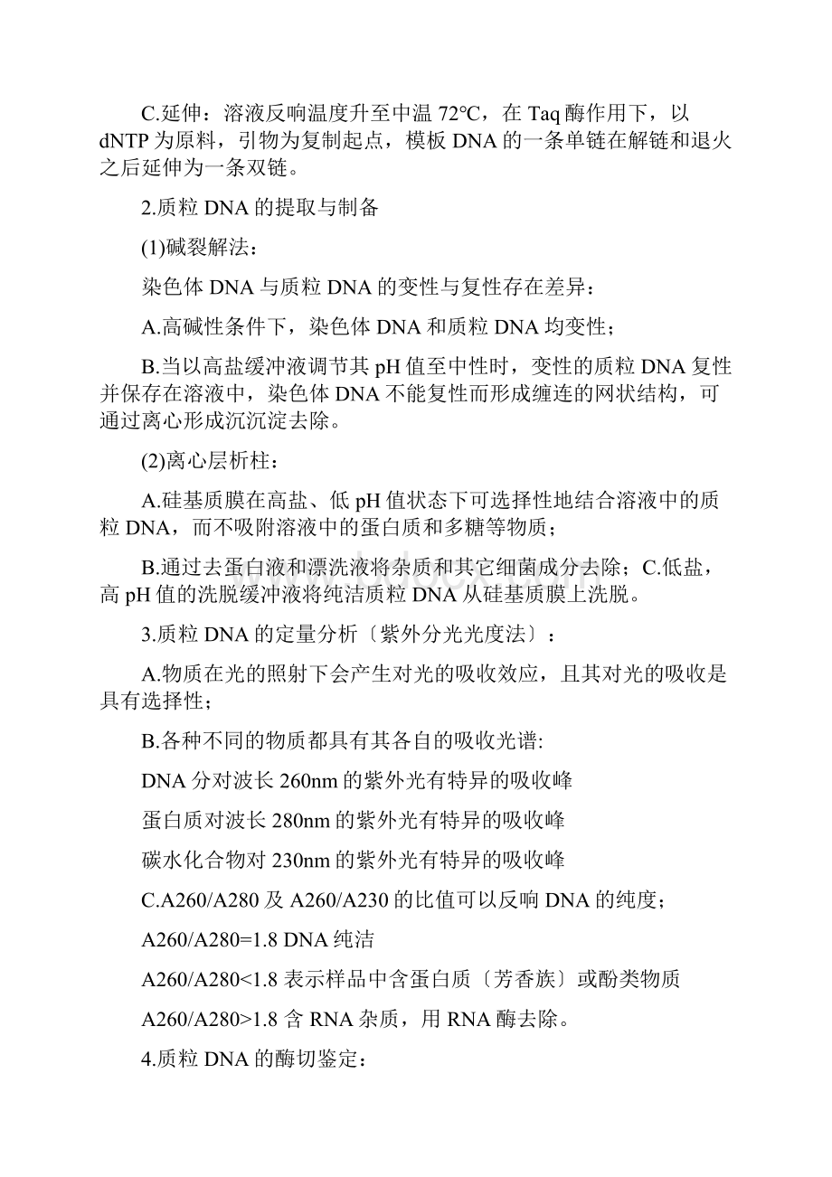 质粒DNA测定实验报告.docx_第2页