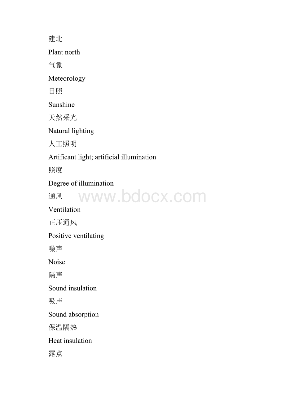 建筑结构英语常用词汇教学资料.docx_第3页