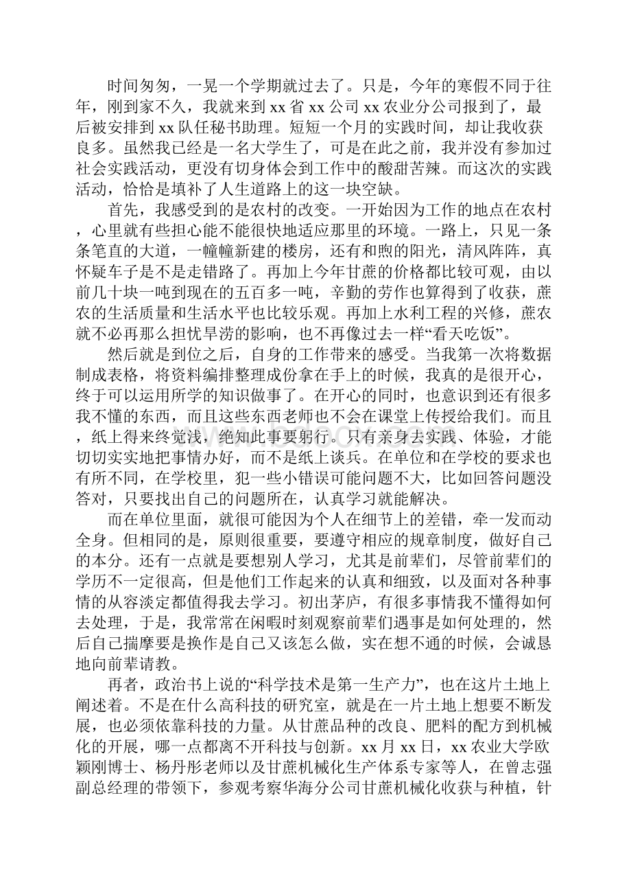 寒假社会实践报告1000字精品版.docx_第3页