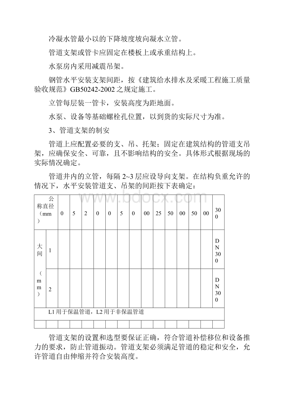 空调冷却冷冻水管道系统详细施工方案.docx_第3页