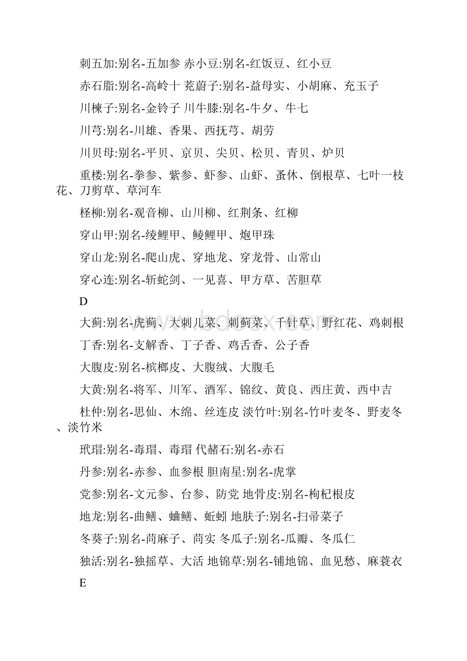 中药别名大全.docx_第2页