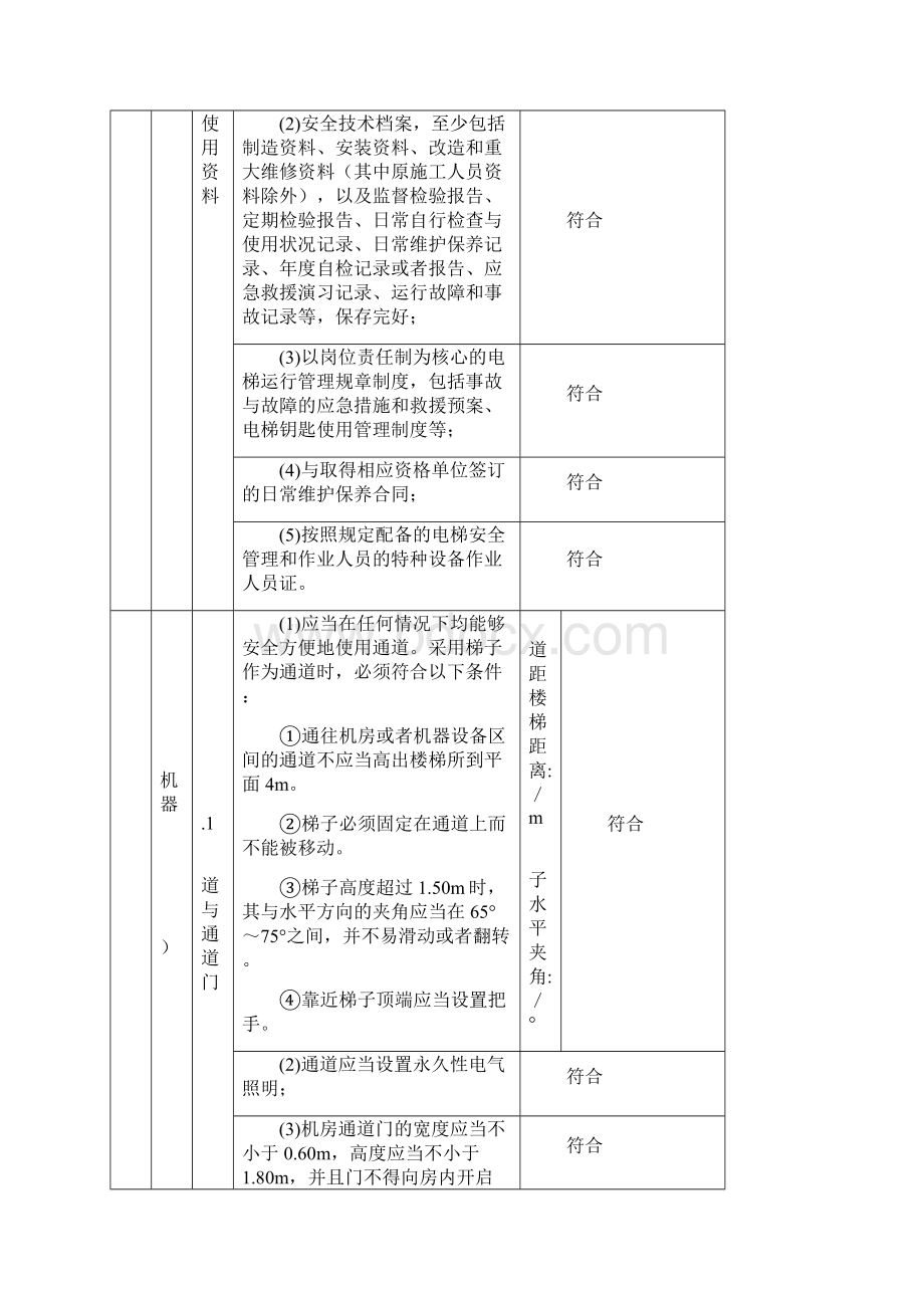 电梯定期检验自检记录簿通用版2号修改单.docx_第3页