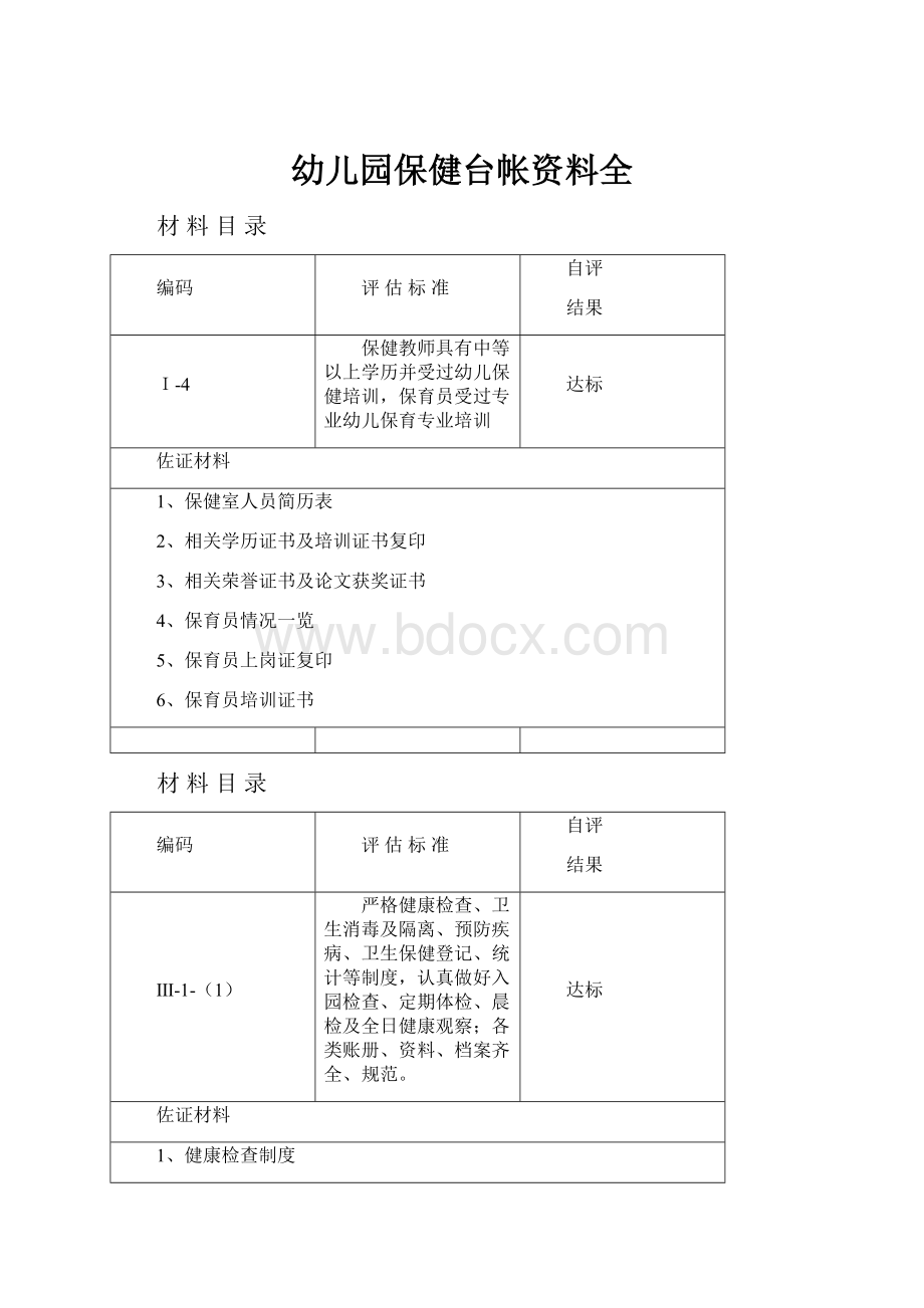 幼儿园保健台帐资料全.docx_第1页