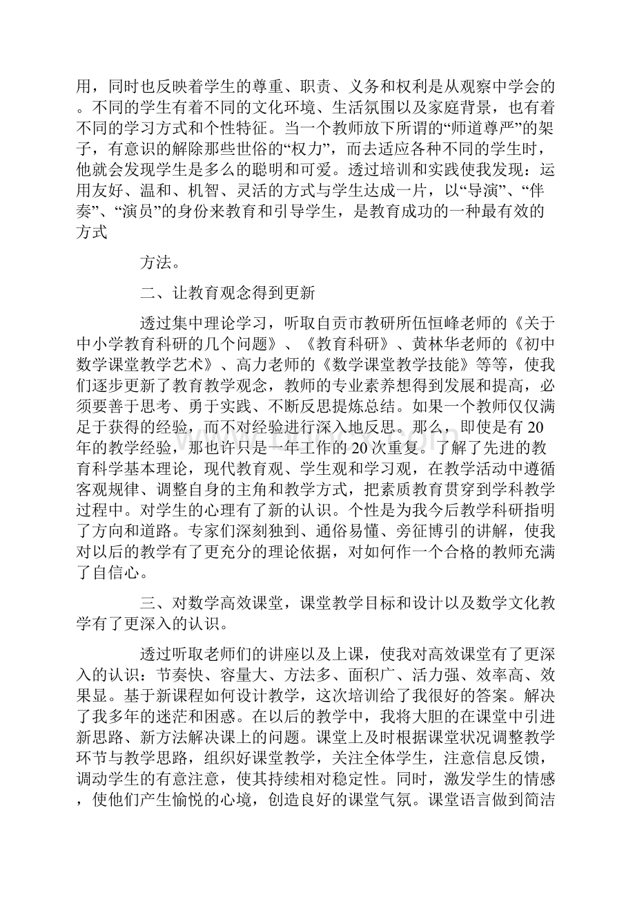 总结范文骨干教师培训总结15篇.docx_第2页