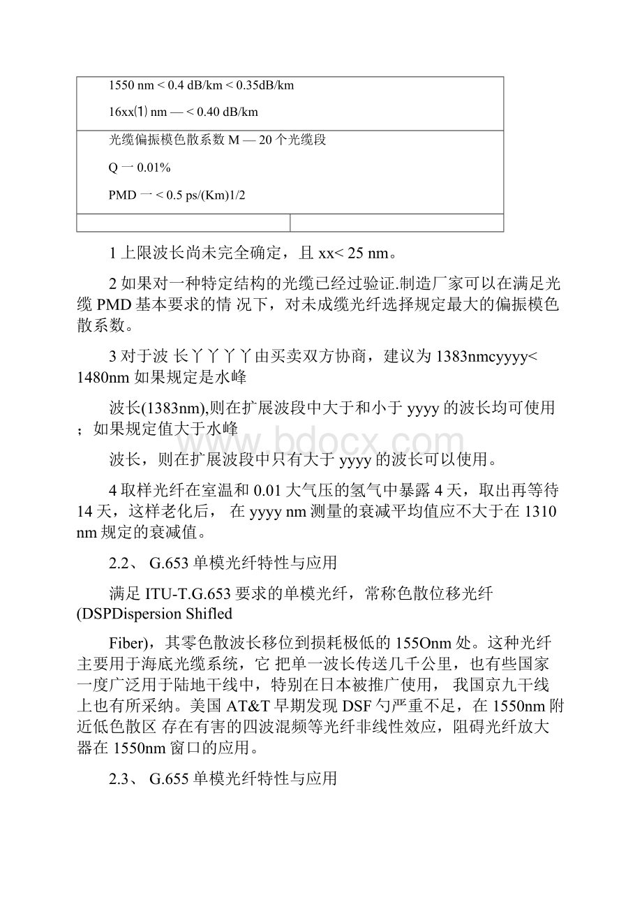 常用单模光纤的特性和应用.docx_第3页