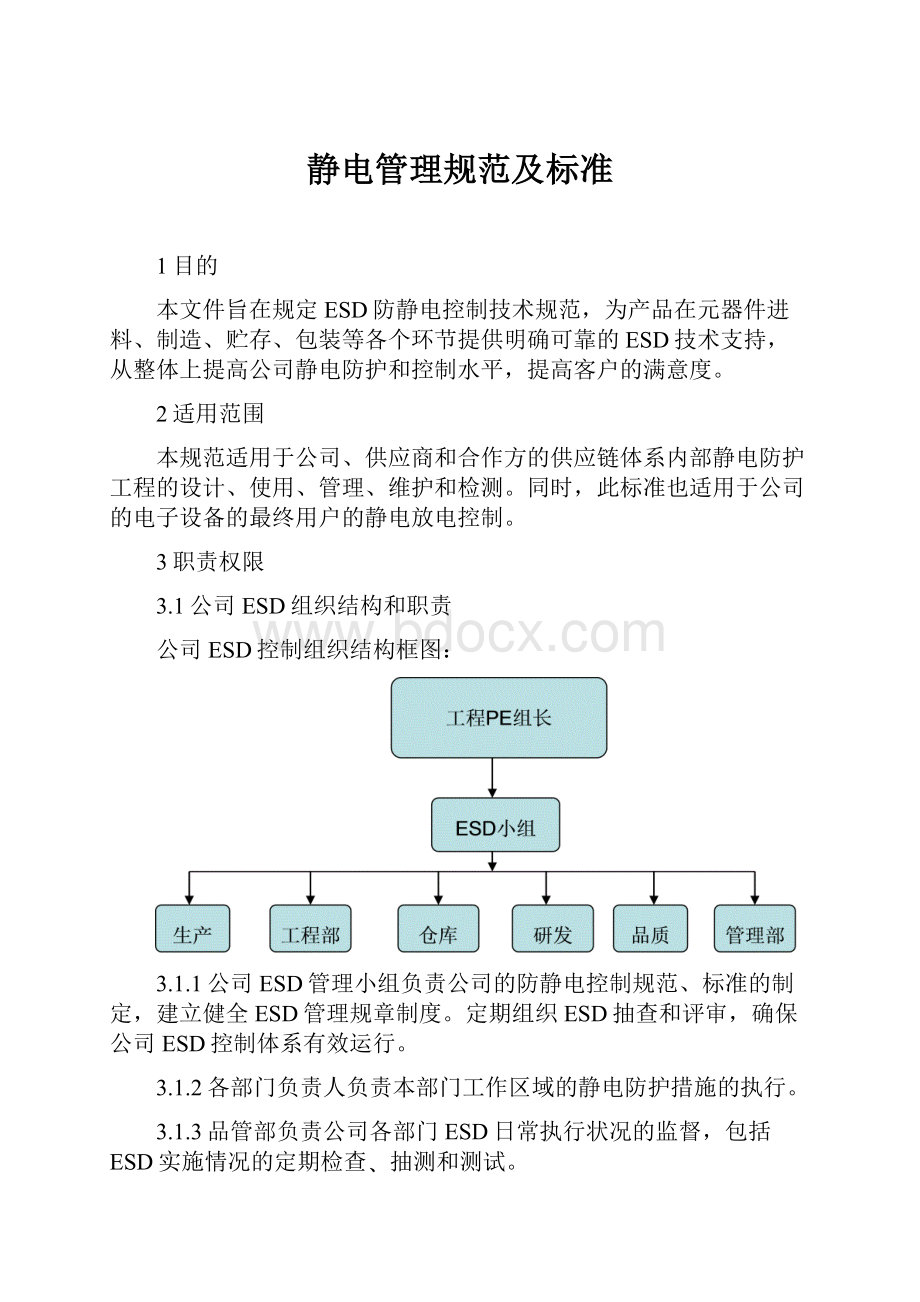 静电管理规范及标准.docx_第1页