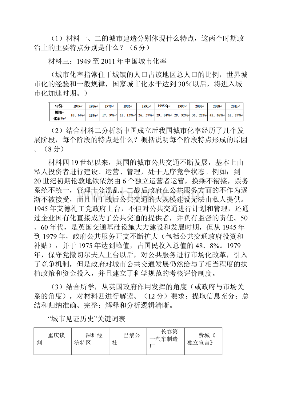 历史热点专题一城市城镇化.docx_第2页