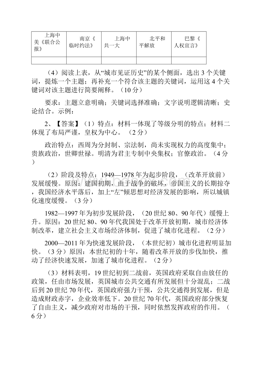 历史热点专题一城市城镇化.docx_第3页