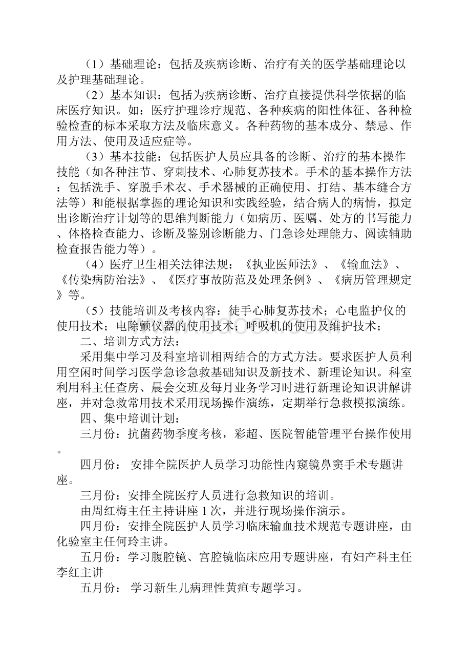 妇产科业务学习计划.docx_第2页