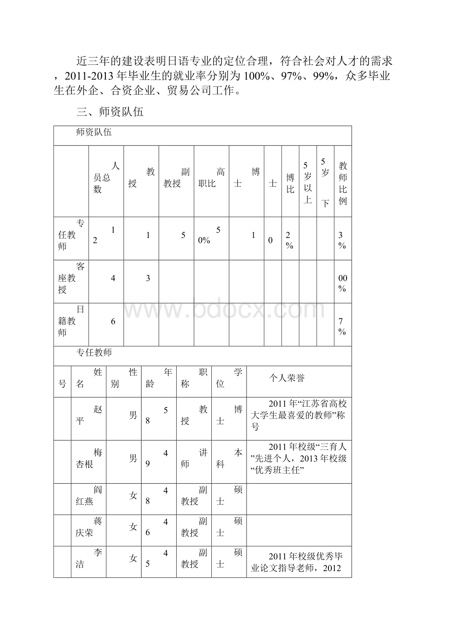 日语专业自评报告.docx_第3页