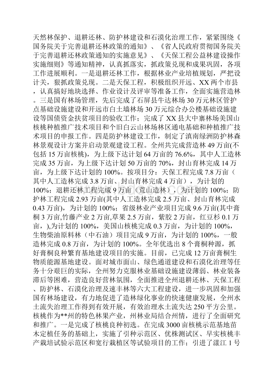 州林业局督查工作总结及自查报告.docx_第3页