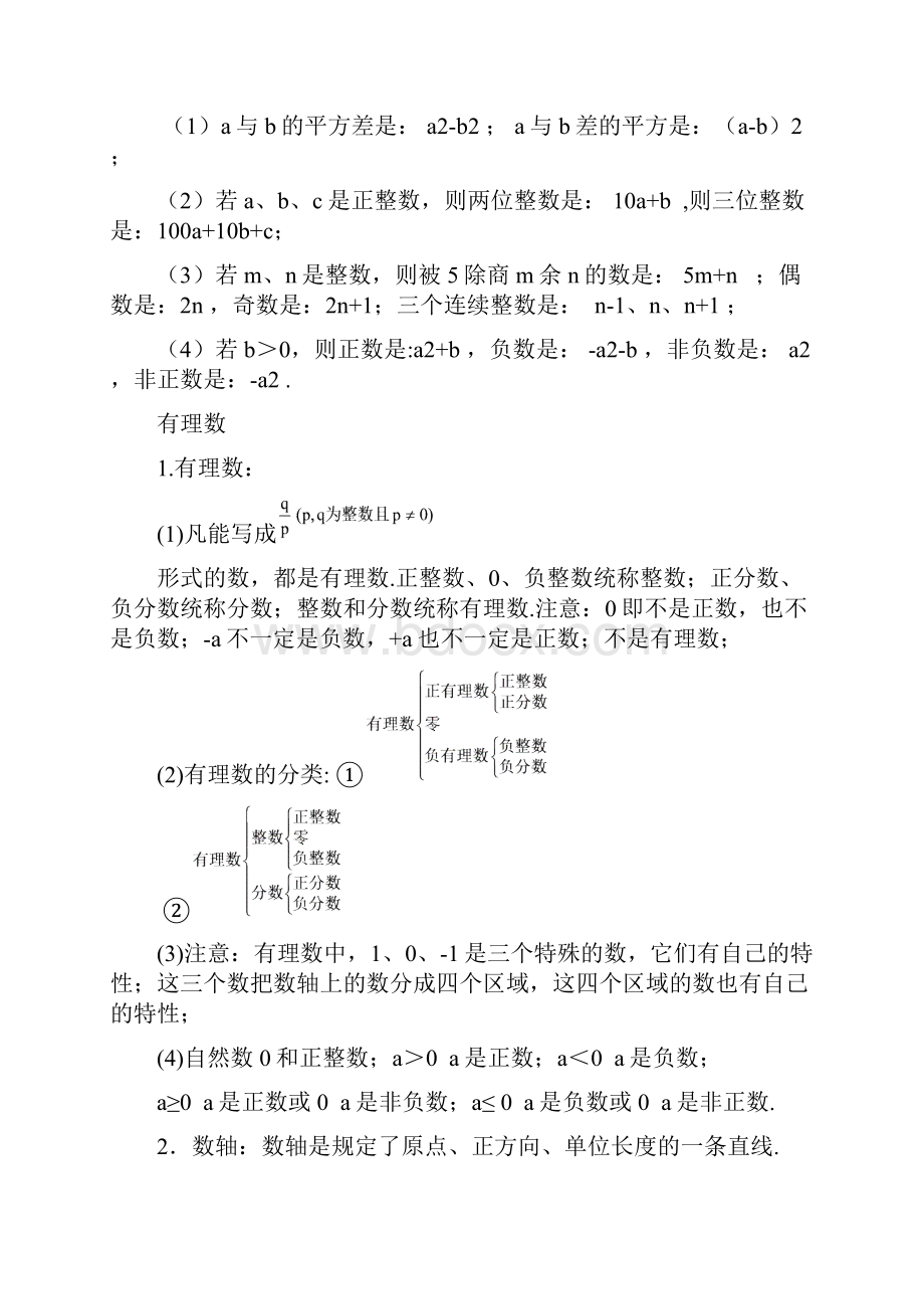 初一数学上册知识点资料.docx_第2页