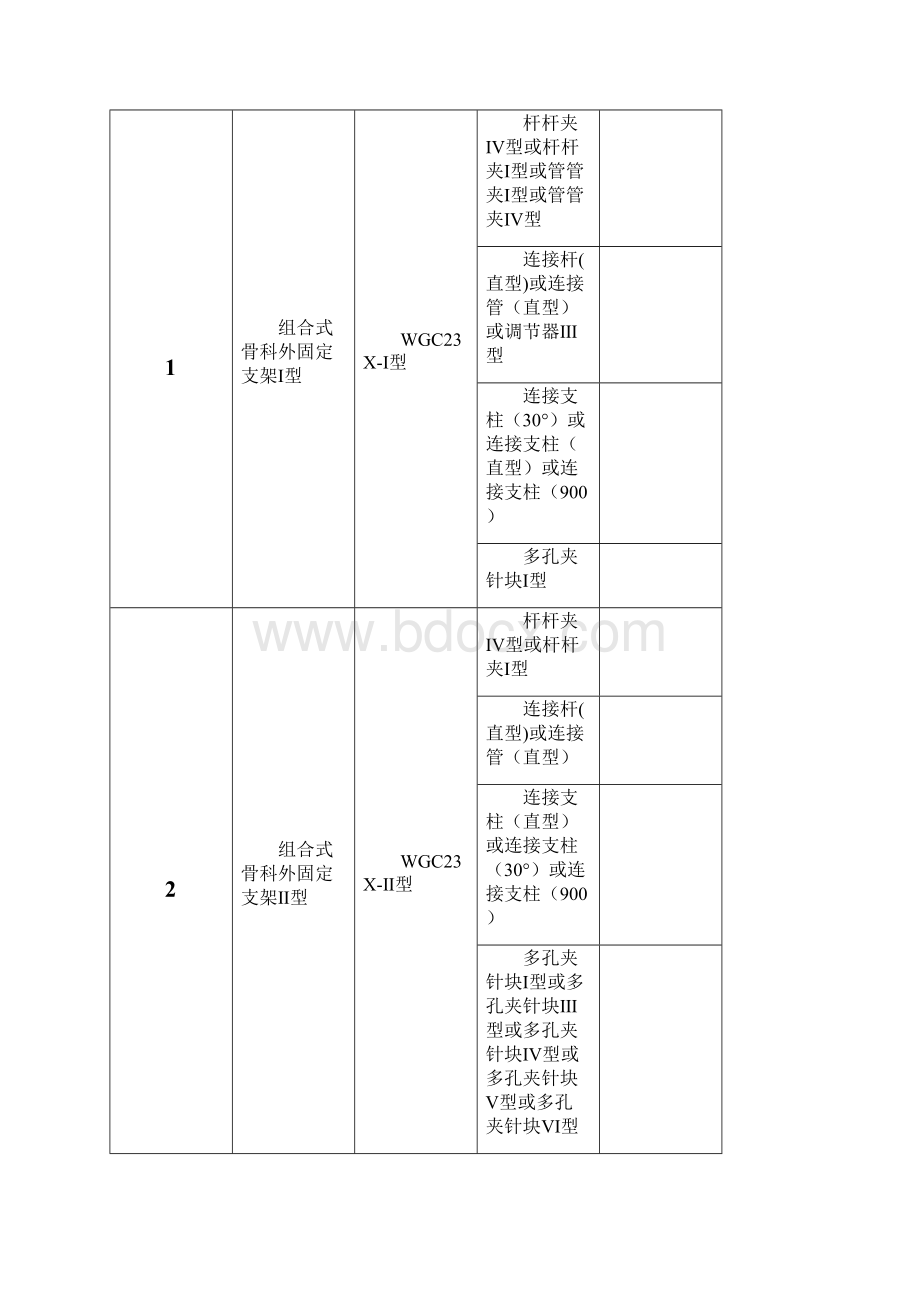 组合式骨科外固定支架产品技术要求山东威高.docx_第2页