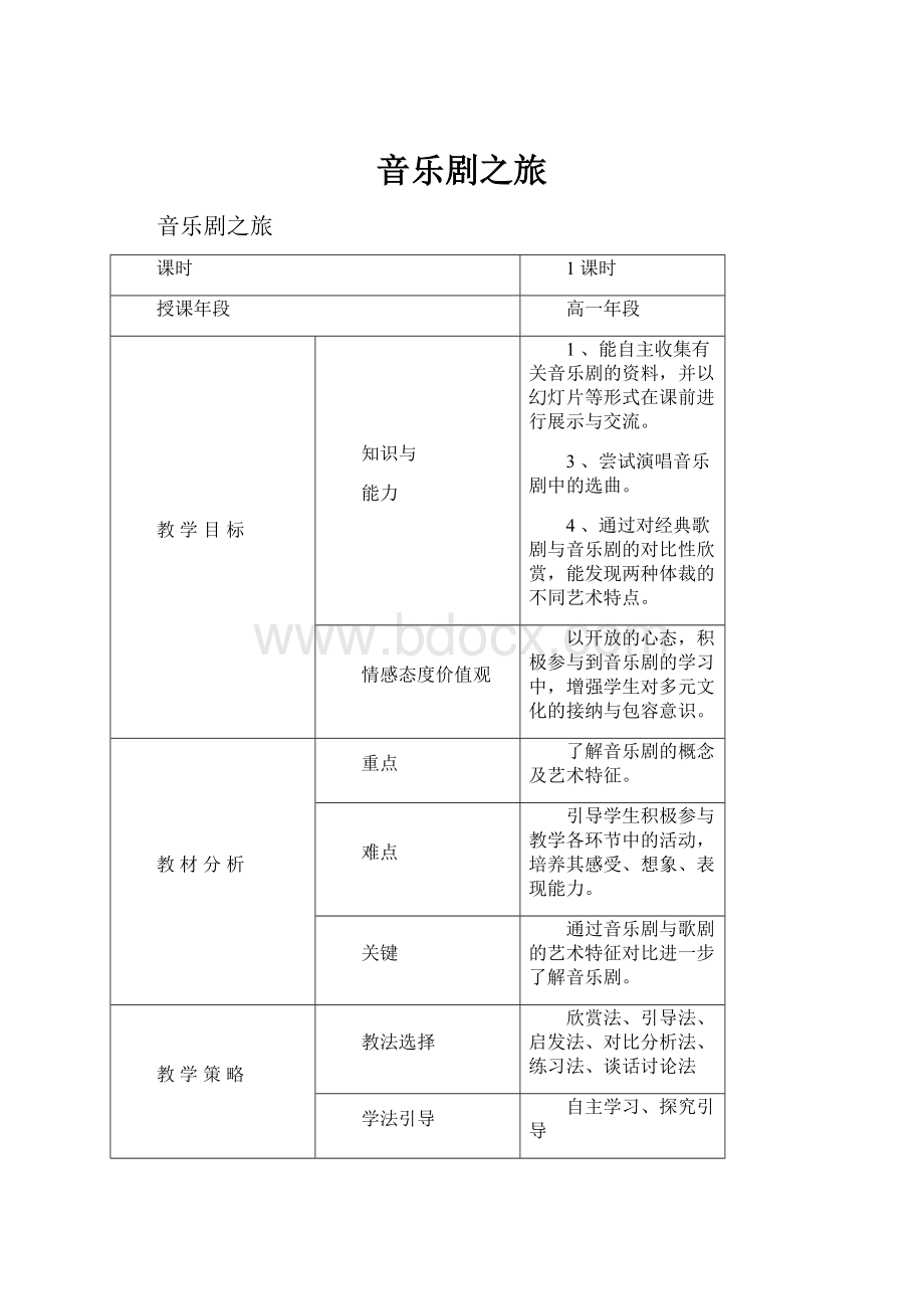 音乐剧之旅.docx