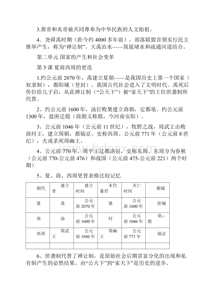 北师大版初中历史全部知识点总结.docx_第2页