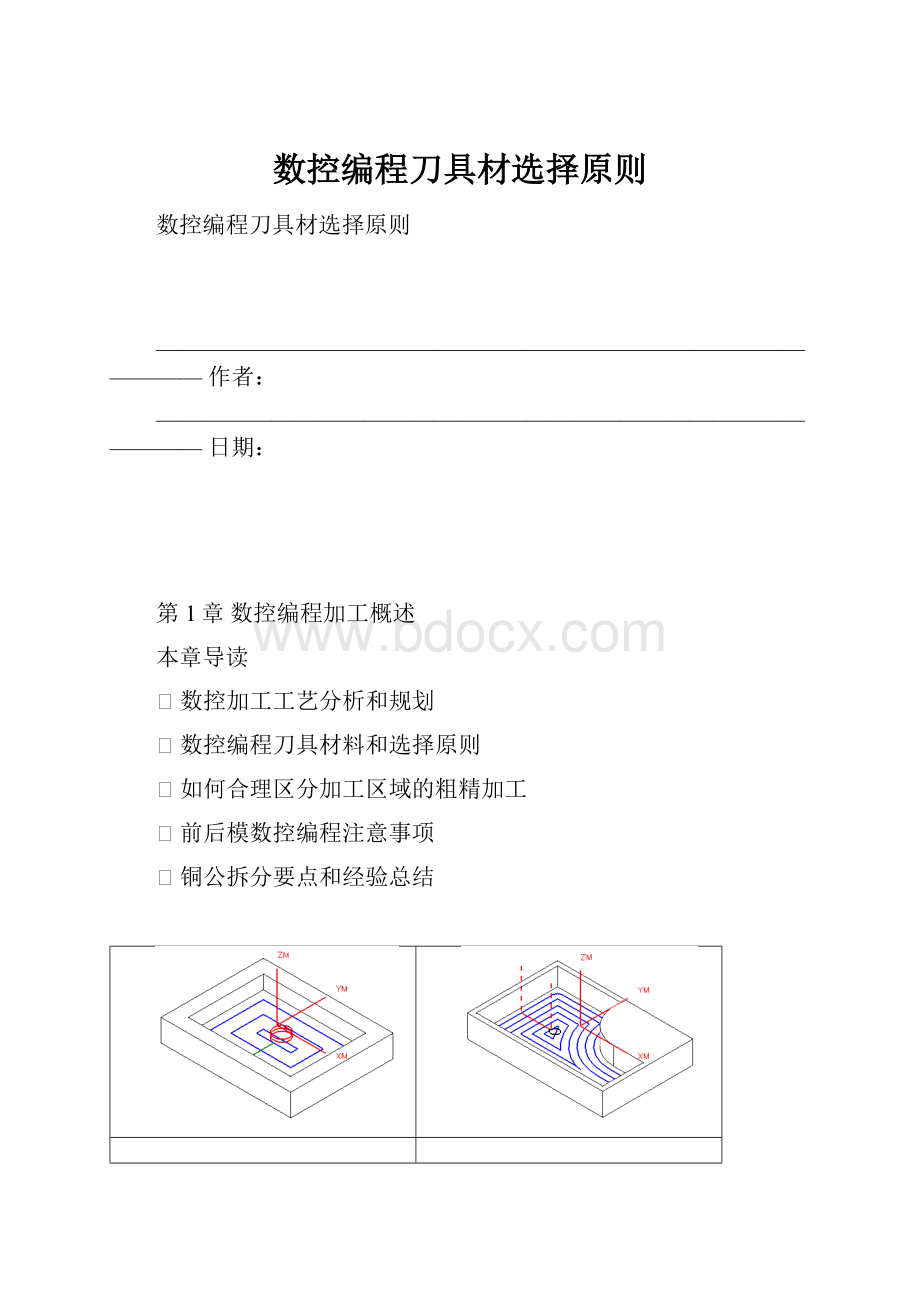 数控编程刀具材选择原则.docx