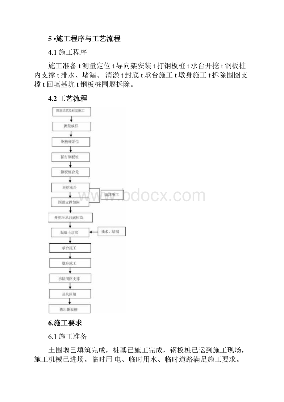 钢板桩围堰承台施工技术总结.docx_第3页