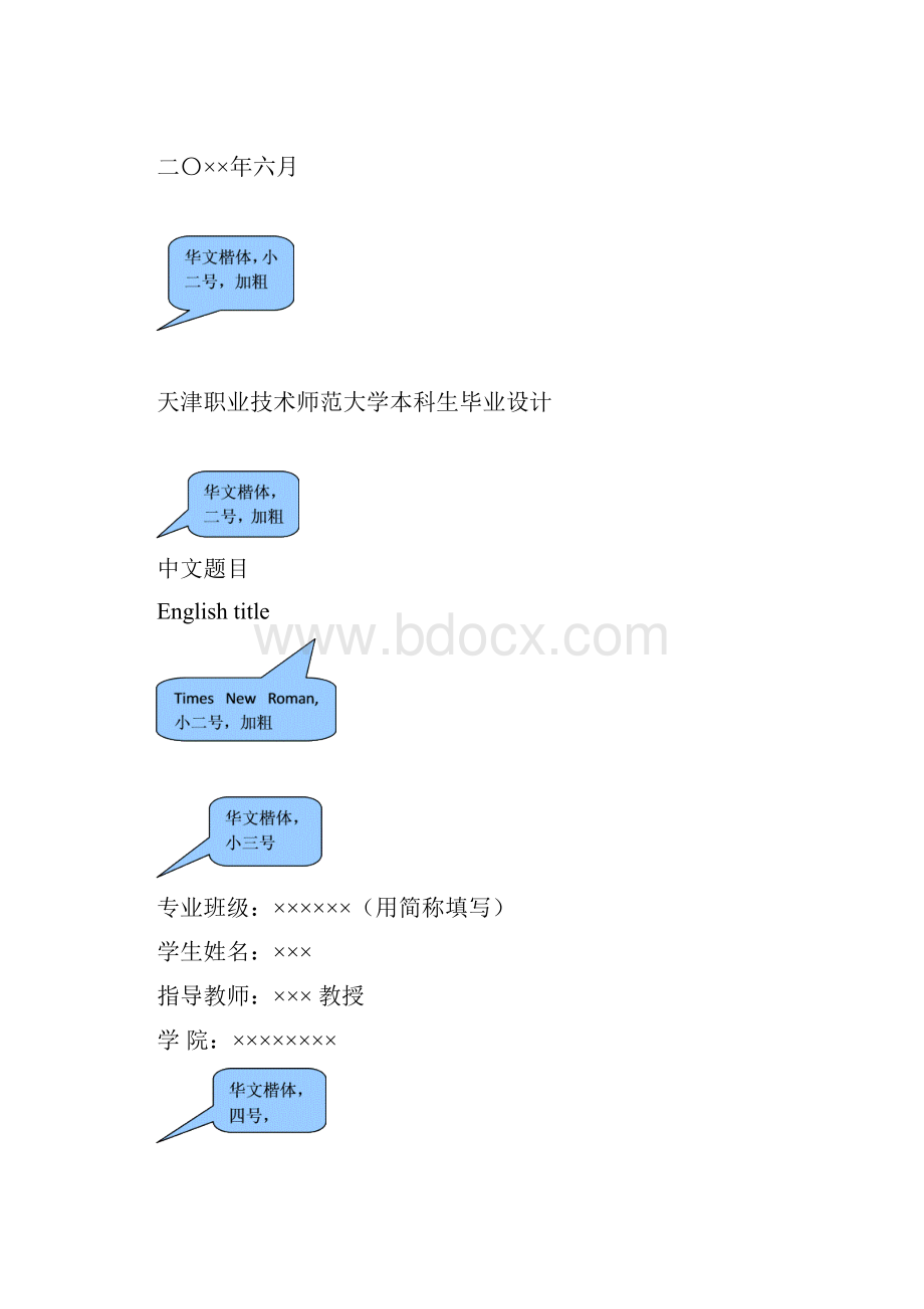 天津职业技术师范大学本科生毕业设计撰写模板.docx_第2页