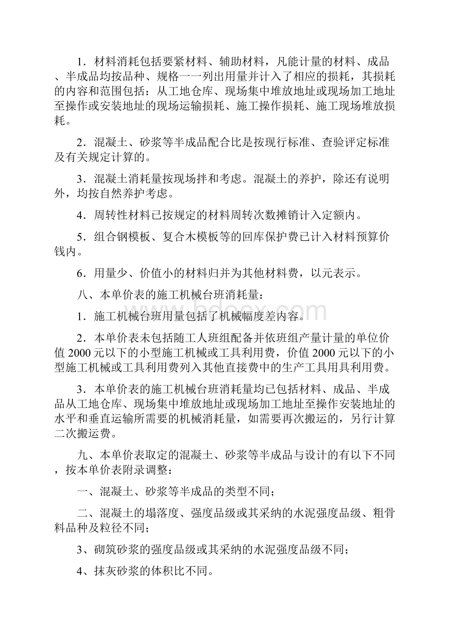 全国统一市政工程预算定额福建省综合单价表版.docx_第2页