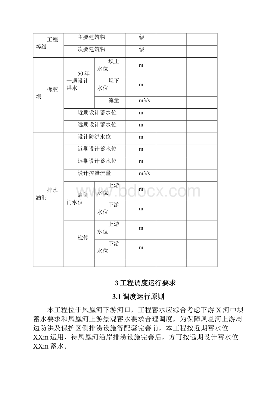 橡胶坝工程调度运用方案.docx_第3页