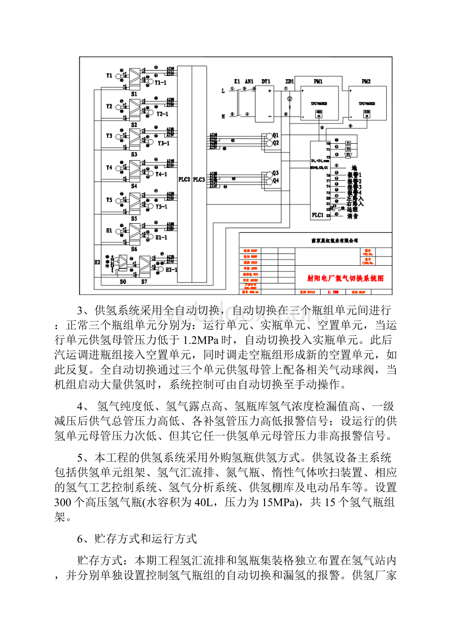 发电厂2660MW燃煤发电机组工程供氢站运行操作手册.docx_第3页