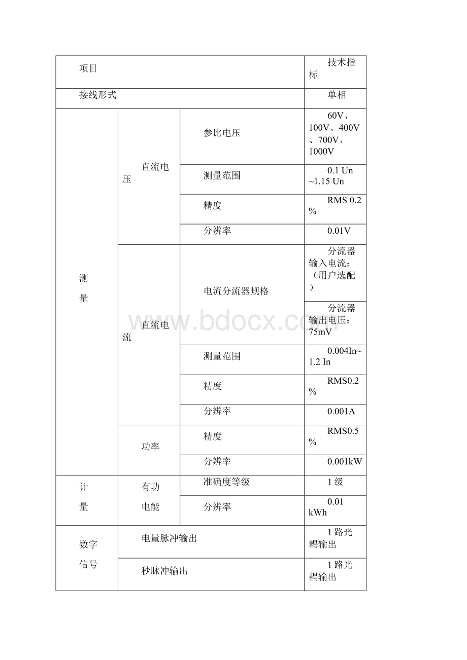 DJZY1021 直流费控智能电能表说明书.docx_第2页