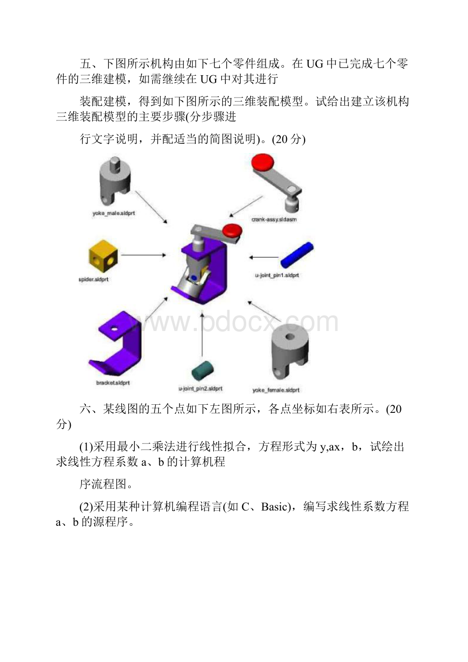 中南大学cadcam技术及应用 试题及答案.docx_第3页