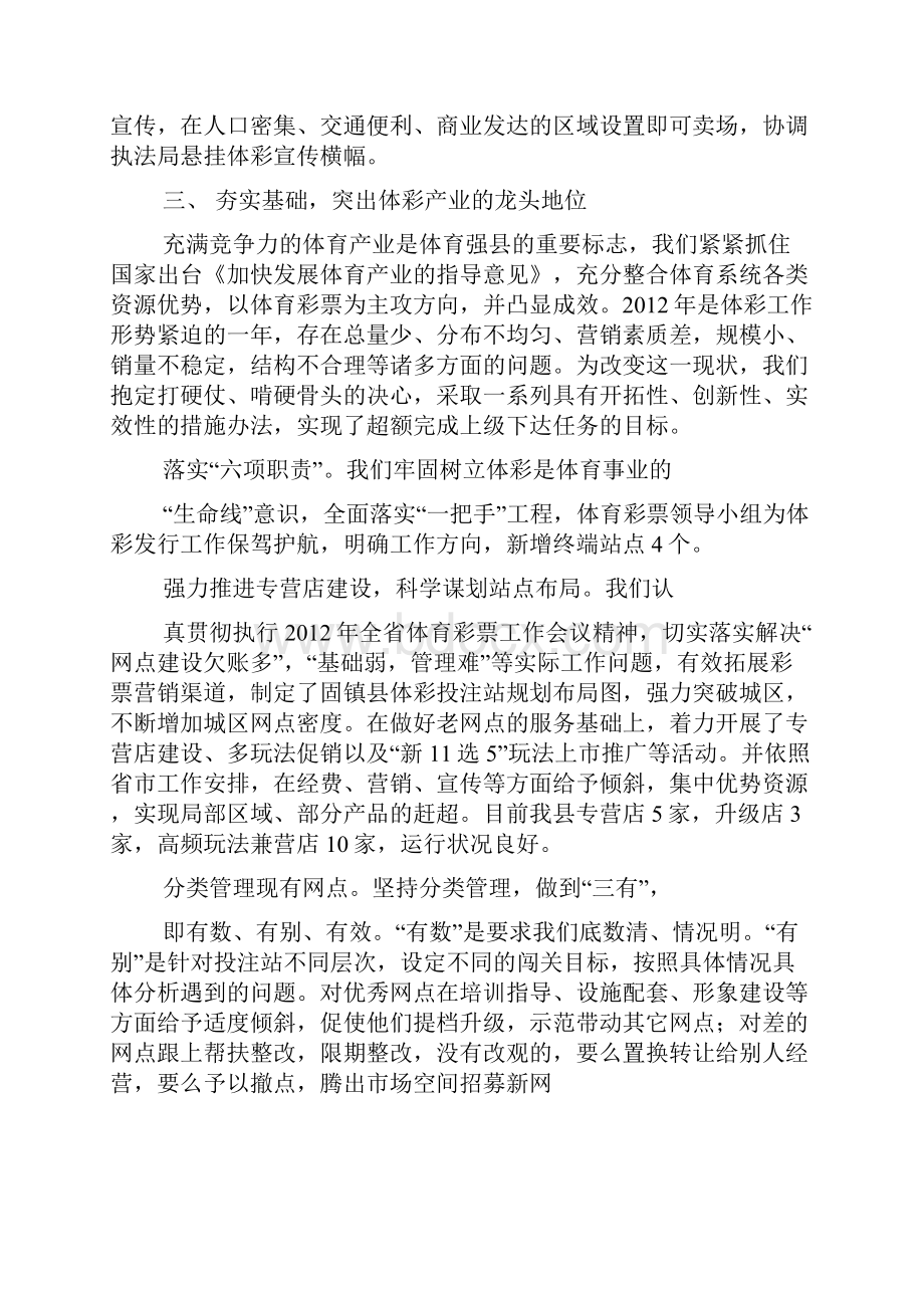 体彩专管员工作总结精选.docx_第2页