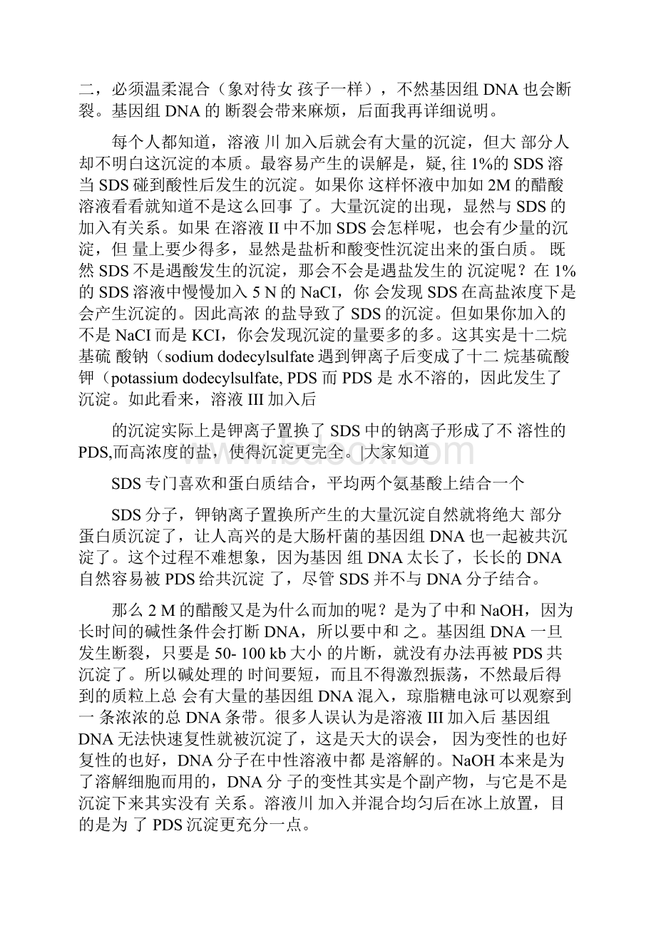 碱裂解法提取质粒原理和注意事项.docx_第3页