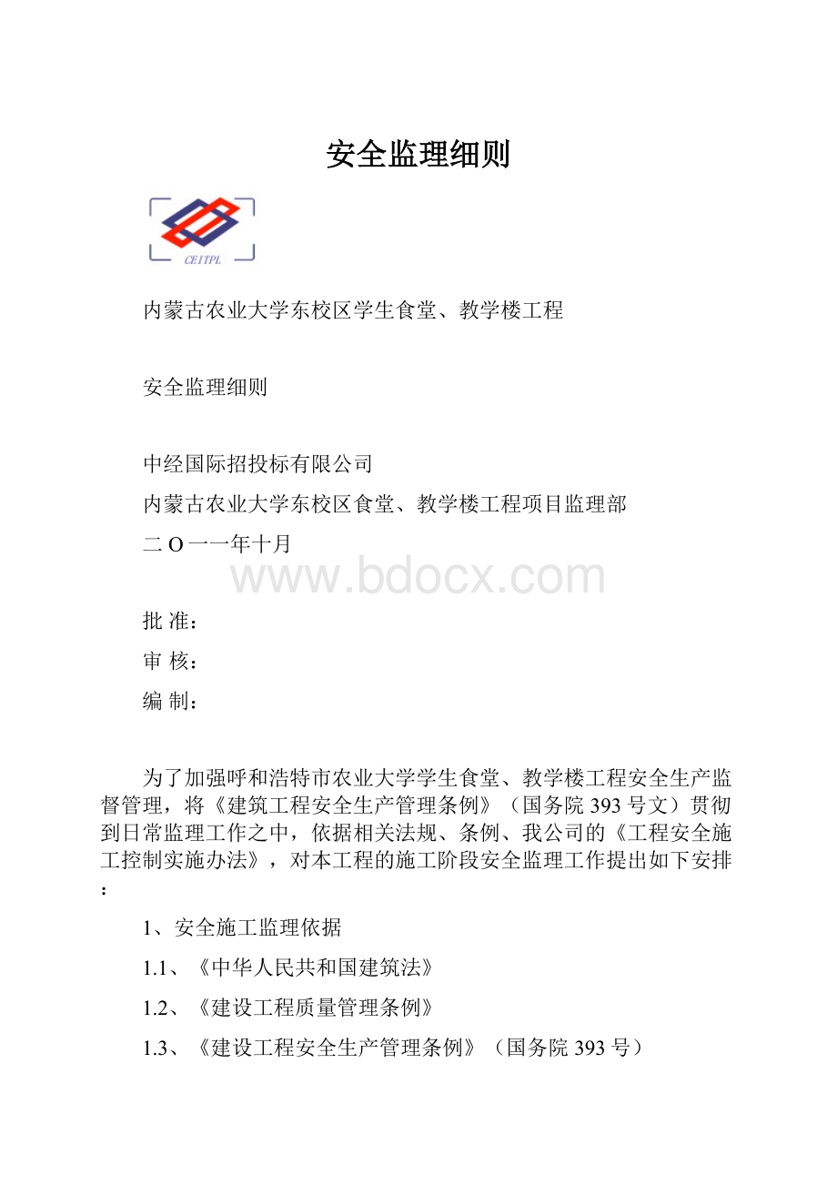 安全监理细则.docx_第1页