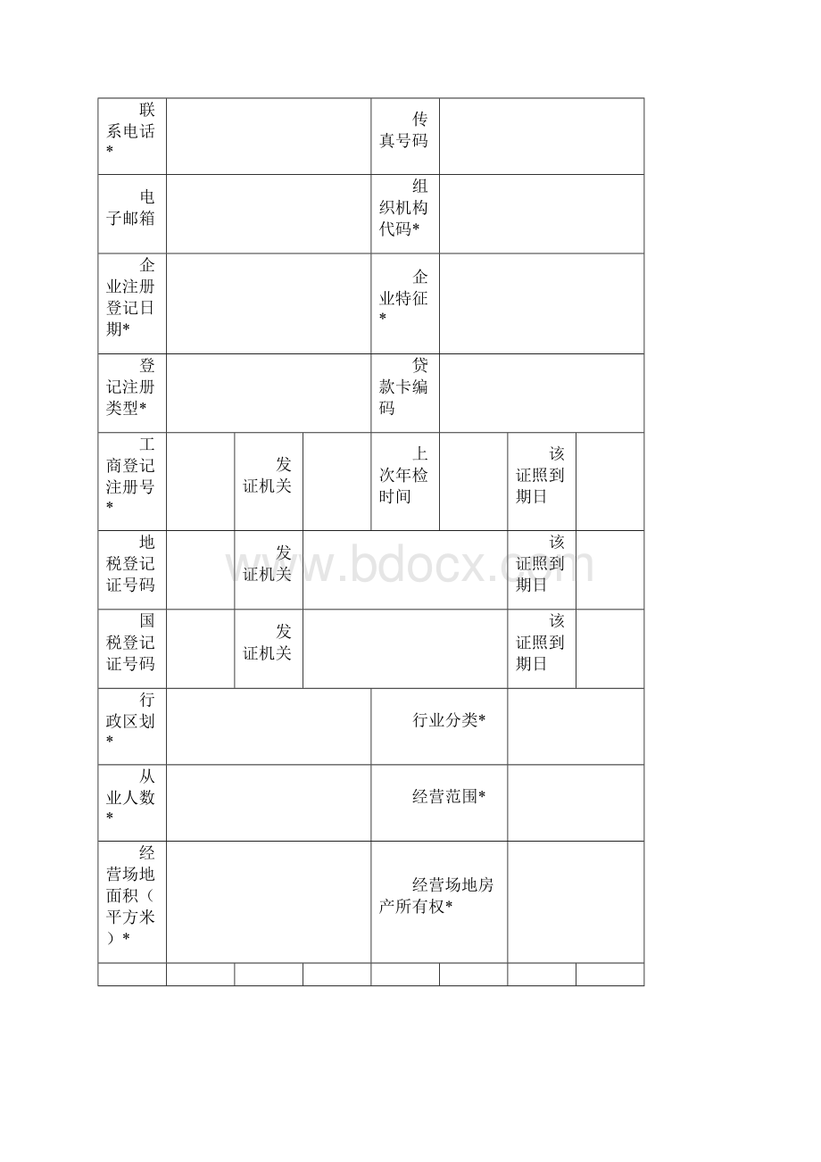 中小企业信用档案采集表.docx_第2页