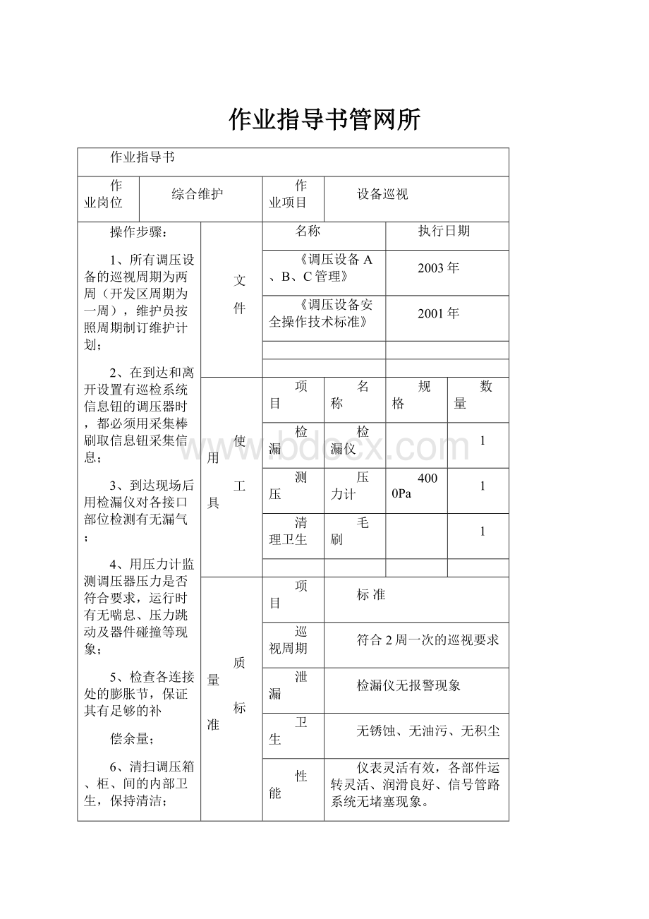 作业指导书管网所.docx_第1页